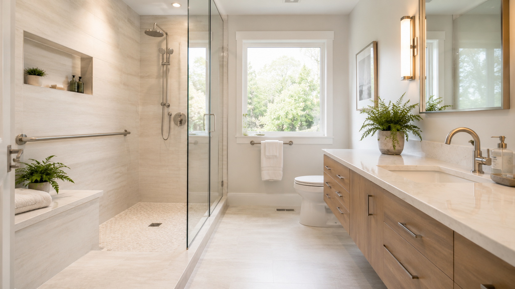 Aging-in-Place Bathroom Remodeling in Granbury: Safer Showers, Flooring, Vanities, and Layout Ideas
